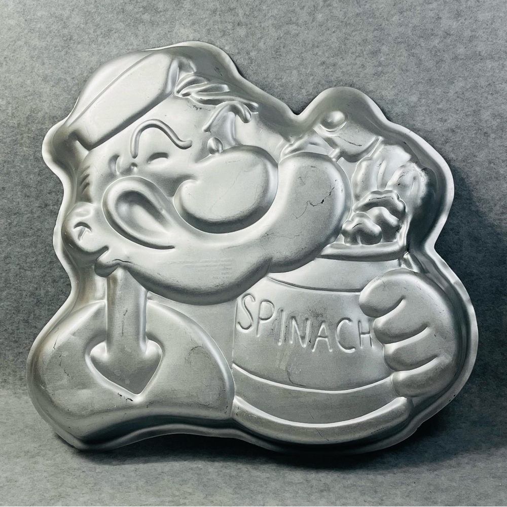 Wilton Popeye Cake Pan 1980 Vintage Birthday Cartoon Collectible Bodybuilder‎